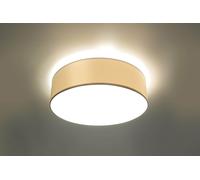 Plafoniera Tonda in PVC da Soffitto 2xE27 ARENA 35 Bianca da interno