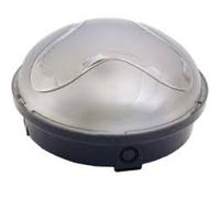 PLAFONIERA TONDA IP65 NERA TRASPARENTE DA ESTERNO FANTON 62731