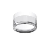 Plafoniera tonda led 9 w luce bianca calda naturale applique 3 cct ip65 bl140 [EEK: A]