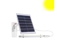 Plafoniera tubo neon crepuscolare con pannello solare cavo 5 mt soffitto camper