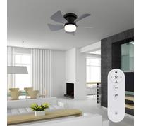 Globo Lighting Hines lampada da soffitto 1x9 W nero 03609A