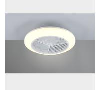 Reality Leuchten Ventilatore MORA R64032101, bianco, 10W, 2700K - 6500K, 1400 lm, dimmerabile