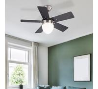 Plafoniera Ventilatore Soffitto Lampada Interruttore Vor-Rücklauf 3-Stufen [EEK: Non valutato]
