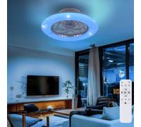 Ventilatori a soffitto STRALSUND LED cn effetto cielo stellato con regolazione intensità R62522987
