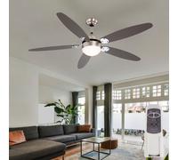 Plafoniera Ventilatorlampe Ventilatore da Soffitto LED Vor-Rücklauf Telecomando [EEK: G]