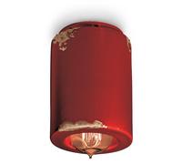 Plafoniera Vintage Ceramica Bordeaux 1 Luce E14