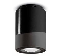 PLAFONIERA PI NERO CARBONE C985(NEC)