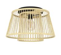 Plafoniera Vintage Hykeham Acciaio Nero 1 Luce E27 [EEK: A++]