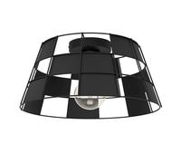 Plafoniera Vintage Pontefract Acciaio Nero 1 Luce E27 [EEK: A++]