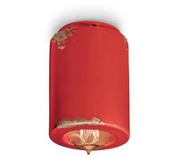Plafoniera Vintage rosso Ferroluce