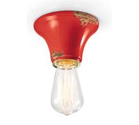 PLAFONIERA VINTAGE ROSSO C132(VIR)