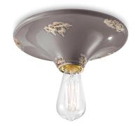 Plafoniera Vintage tortora 7 cm 77 W Ferroluce [EEK: A++]
