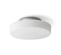 Plafoniera ZARA LED 26 da soffitto vetro opalino/cromo 230V LED 12W IP44 3000K