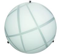 Plafoniera2Xe27 G.Cromo V.Lastra Bianco - E-Energy