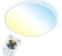 PlafonieraLED Brilo Slim bianco 1x LED 22 W incl. retroilluminazione Bianco