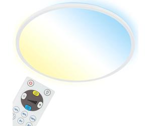 PlafonieraLED Brilo Slim bianco 1x LED 22 W incl. retroilluminazione Bianco