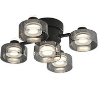 Plafoniere a filo nere, lampadari Sputnik di metà secolo, apparecchi di illuminazione a LED da soffitto,luce soffusa