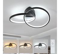 Plafoniere a LED, Illuminazione da soffitto moderna con telecomando, Apparecchi di illuminazione dimmerabili per soggiorno, camera da letto, cucina-23W
