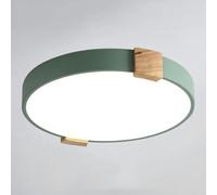 Plafoniere A LED Per Studio Creativo Nordico Lampada Rotonda Per Stanza Atmosferica Macaron Apparecchio Di Illuminazione Incorporato Con Dimmer A Tre Colori con Paralume In Acrilico,luce Piatta KNBVFH