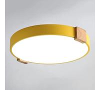 Plafoniere A LED Per Studio Creativo Nordico Lampada Rotonda Per Stanza Atmosferica Macaron Apparecchio Di Illuminazione Incorporato Con Dimmer A Tre Colori con Paralume In Acrilico,luce Piatta KNBVFH