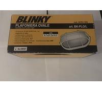 PLAFONIERE ALLUMINIO BLINKY BK-PLO OVALE BIANCA