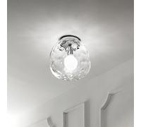 Plafoniere Contemporanea Skin Cromo 1 Luce E27