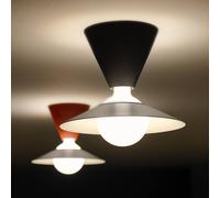 Plafoniere LED Stilnovo Fante, 2.700 K, rosso Stilnovo