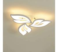 Plafoniere moderne a LED, plafoniere in acrilico 45W 4250LM con design creativo di petali per camera da letto