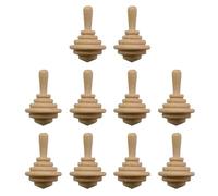 PLAFOPE 10 Pezzi Bomboniere Per Feste Di Capodanno Giocattoli Per Giocattoli In Legno Per Trottola Tascabile Bomboniere Per Feste Di Compleanno Per Giocattolo Con Stelo Di Fisica