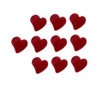 PLAFOPE 10 pezzi Mini Clip di Cuore Flockato Morsetti Artiglio per Donne e Ragazze Accessori Leggeri per Stili Semplici e Naturali