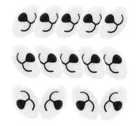 PLAFOPE 100 Pezzi Nasi Sicurezza per Peluche Animali DIY e Naso Piatto per Fissaggio Sicuro su e Giocattoli Fatti Mano