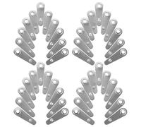 PLAFOPE 1000 Pezzi Fibbie per Cornici in Ferro Clip di Supporto per Cornici ad Alta Resistenza Accessori per Appendere Piccole Fibbie Compatte per Uso Domestico