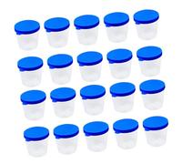 PLAFOPE 100pezzi Bicchierini Per Campioni Urine Contenitori Con Tappo Sicuro Per Analisi Laboratorio