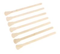 PLAFOPE 100pezzi Spatole Monouso Per Abbassalingua in Legno e Bastoncini Di Cera Estremità Arrotondate Per Tutte Le Cere Depilatorie Uso Professionale e Domestico