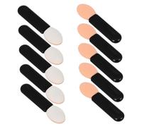 PLAFOPE 10pezzi Pennelli Mini Sfumino Per Ombretto e Rossetto Applicatori Multiuso Con Spugna Morbida Per Trucco Occhi Labbra e Correttore Strumento Compatto Portatile Per Donne e Ragazze