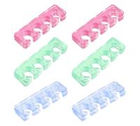 PLAFOPE 12 Pezzi Separatore Per Unghie Del Piede Strumenti Per La Cura Del Piede Divisori Delle Dita Dei Piedi e Delle Dita Strumenti Per Unghie Per Pedicure Separatore Di Dito