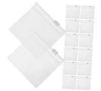 PLAFOPE 12pezzi Borse Medicinali Trasparenti Eva Pz Pouch Riutilizzabili Per Viaggi Organizer Per Pillole e Accessori Design Auto-sigillante Per Facile Accessibilità