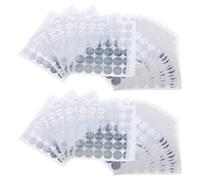 PLAFOPE 14 Fogli Etichette Olografiche Autoadesive Antimanomissione Sigilli di Sicurezza Rotondi Glitter per Packaging Retail Etichette Contraffazione per Aziende e Decorazioni Party
