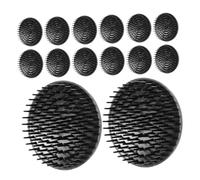 PLAFOPE 15 pezzi Spazzole per Capelli da Viaggio Piccole e Leggere Pettine Massaggio Cute in Plastica Morbida per Shampoo Pulizia Delicata e Asciugatura Rapida per Uso in Movimento