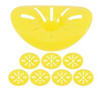 PLAFOPE 15 Pezzi Strumento di Fuga per Alveari a Forma di Cono in Pp Giallo, Cancello Unidirezionale per Apicoltura, Protezione Avanzata e Deflusso Pioggia per Ambienti Umidi