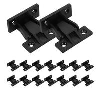 PLAFOPE 16 Set Set 16 Pezzi Clip per Armadietti a Sgancio Rapido Regolabili, Connettori e Staffe di Fissaggio in Plastica per Mobili, Accessori per Montaggio Pannelli Cucina, Bagno e