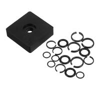 PLAFOPE 17 anelli di fissaggio per chiave a percussione da 1/2" e 3/8" con O-ring e strumento di installazione dell'incudine compatibili con la chiave pneumatica elettrica