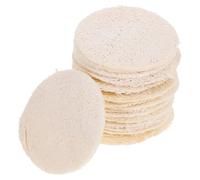 PLAFOPE 18 Pollici Spugne Loofah Naturali Esfolianti per Bagno e Doccia Dischi Piccoli per Pulizia Profonda del Corpo Comodi e Resistenti per Quotidiano