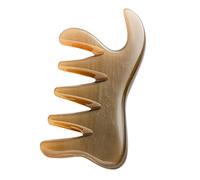 PLAFOPE 1pezzi Pettine Massaggiante Corno Di Bue Per e Corpo Strumento Guasha Ergonomico Per Massaggio e Scraping Per Scalp e Rilassamento Muscolare