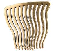 PLAFOPE 1pezzi Pettine Ottone Mano Per Acconciature Eleganti Accessorio Per Sposa e Cerimonie Design Ondulato Per Speciali