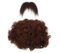 PLAFOPE 1set Parrucca e Barba Da Pirata Per Costumi Accessori Cosplay Divertenti Per Feste Halloween e Eventi Materiale Morbido e Realistico Comfort e Durabilità Assicurati