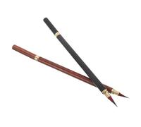 PLAFOPE 2 Pezzi Chinese Calligraphy Brush Pen con Cappuccio Protettivo Pennello per Acquerello e Pittura Impugnatura Ergonomica per Scrittura Dettagliata e Indoor Outdoor