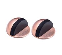 PLAFOPE 2 Pezzi Fermaporta Rotondo in Acciaio Fermaporta Pavimento Resistente Antischiacciamento per Casa Protezione Sicura per Animali Design