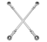 PLAFOPE 2 Pezzi Kit Tirante Sterzo M8 in Metallo per ATV e Scooter Giunto Sferico Flessibile e Struttura Avanzata a Fisheye, Accessorio per Sospensioni Resistente e Preciso