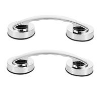 PLAFOPE 2 pezzi Maniglie Ventosa per Vasca Bagno Supporti Sicurezza Adesivi per Anziani Maniglie Doccia Resistenti e Olio Facili Installare su Superfici Lisce